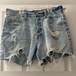 Aeropostale 90s High Rise Cut Off Shorts SZ 10